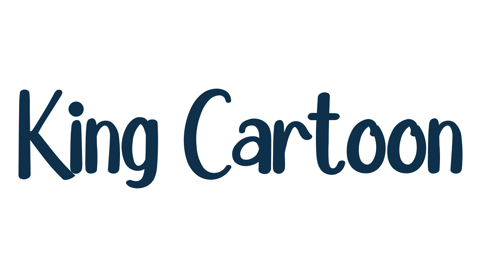 King Cartoon, various font preview