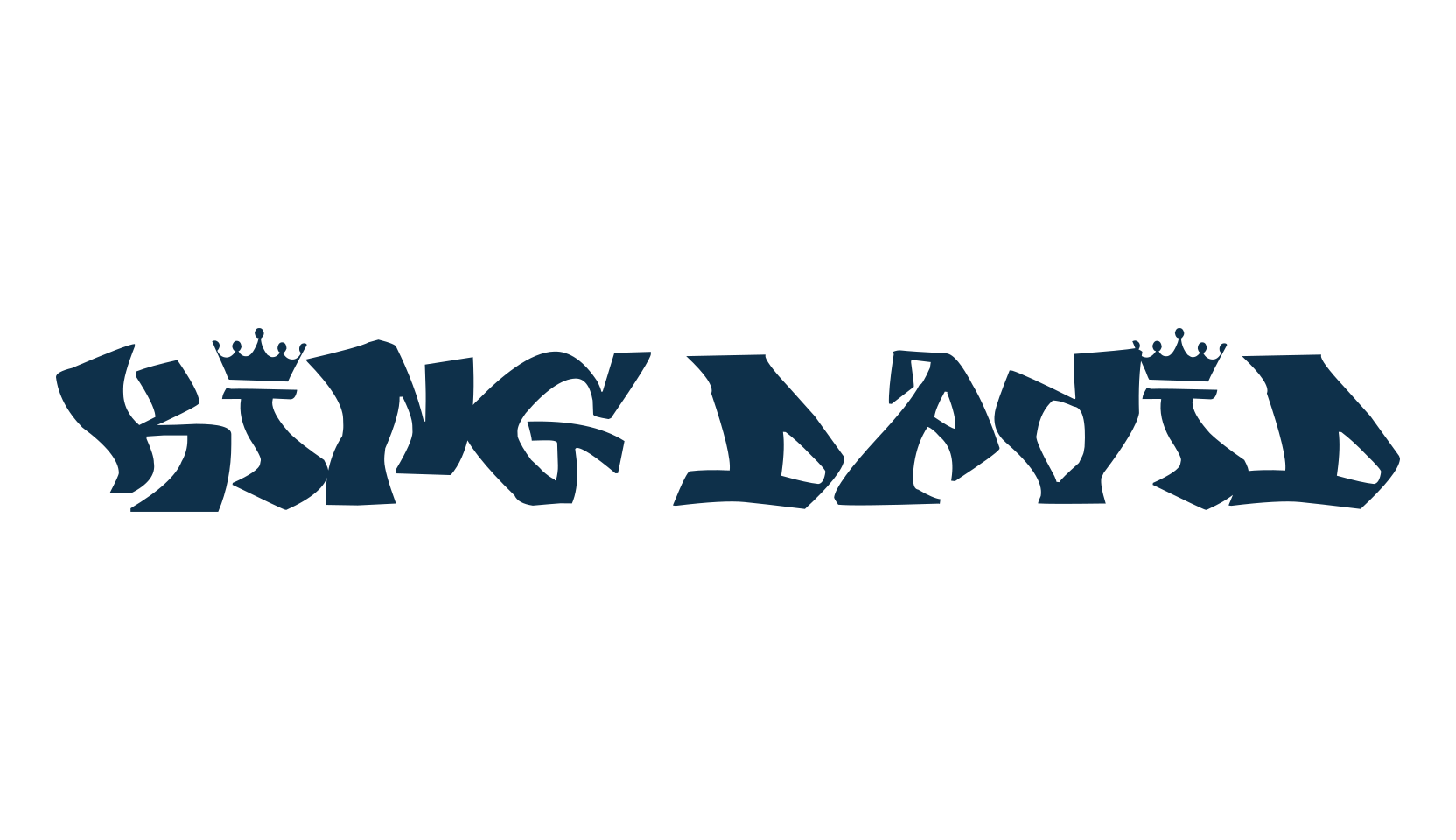 King David, graffiti font preview