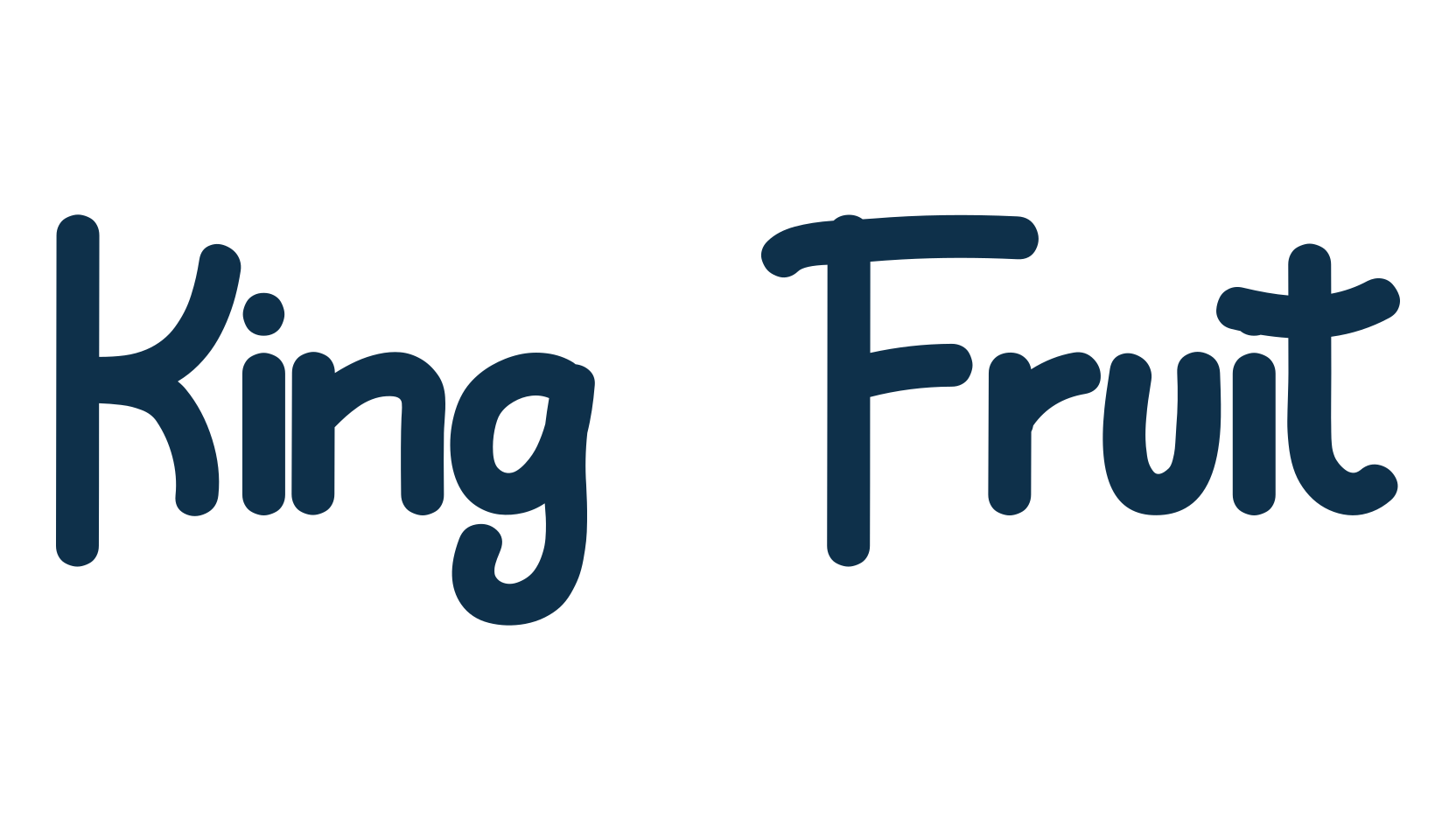King Fruit, script handwritten fancy decorative calligraphy font preview