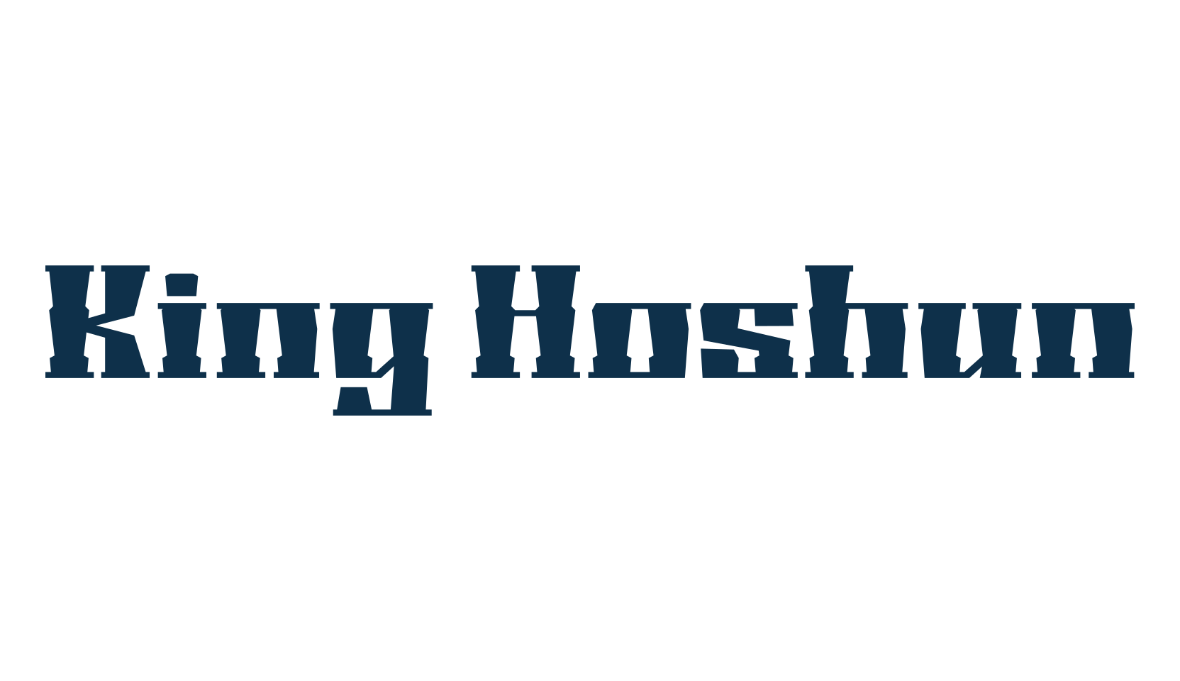 King Hoshun, fancy various decorative font preview