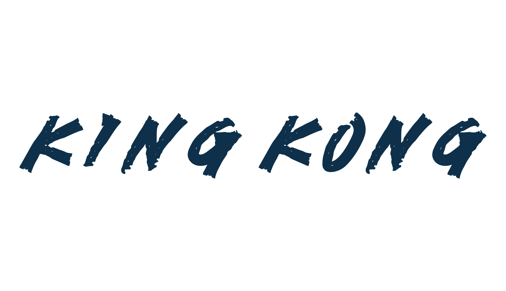 King Kong, fancy various decorative script calligraphy font preview