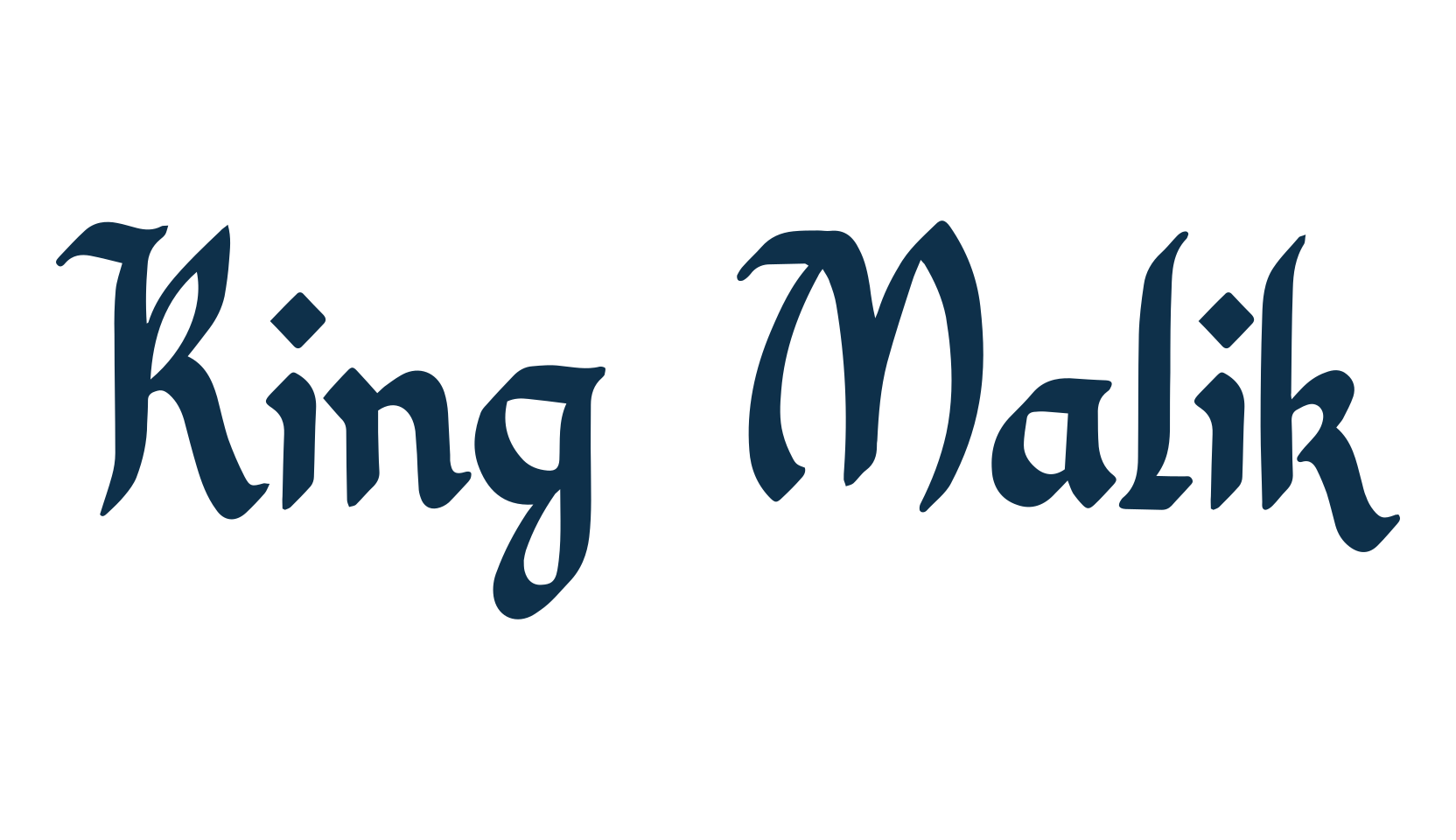 King Malik, arabic font preview