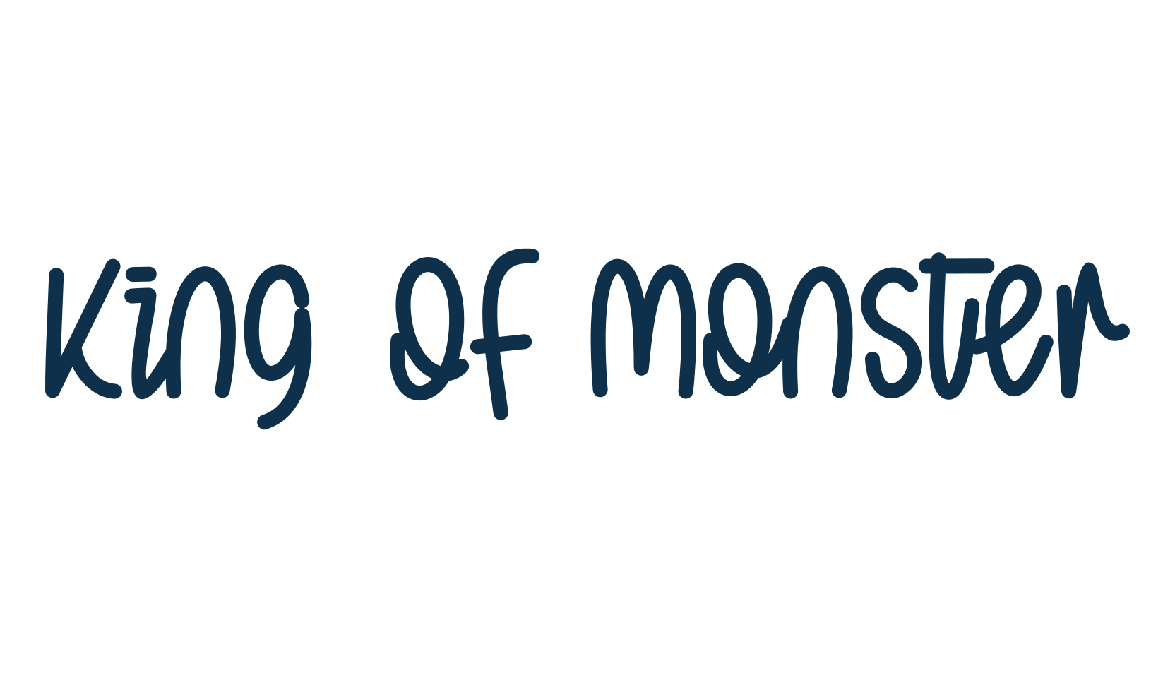 King Of Monster, display market font preview