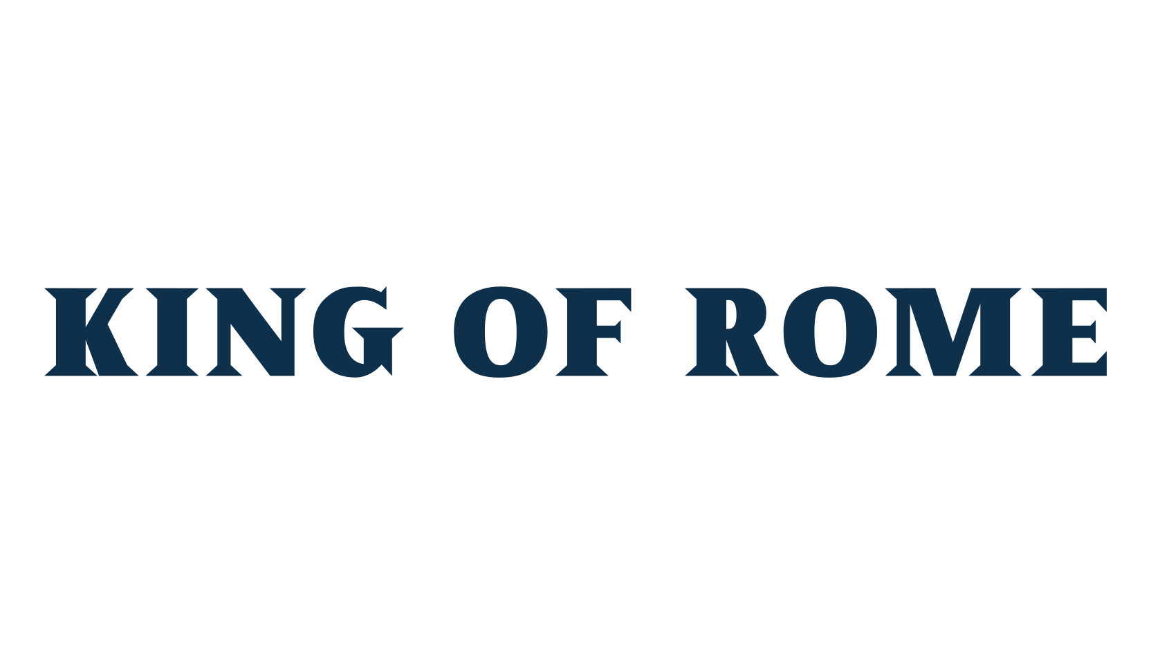 King of Rome, retro font preview