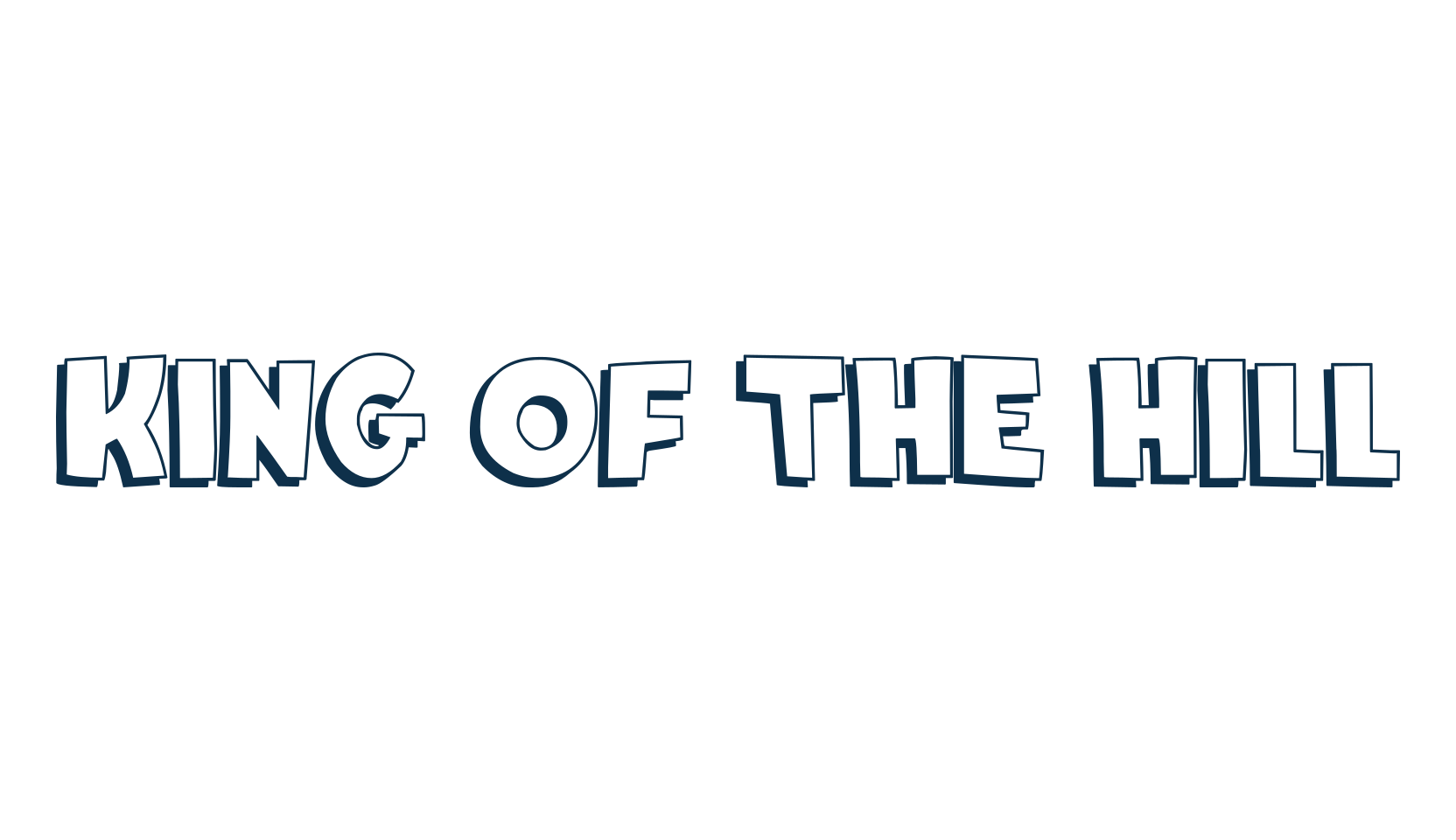 King Of The Hill, cartoon font preview