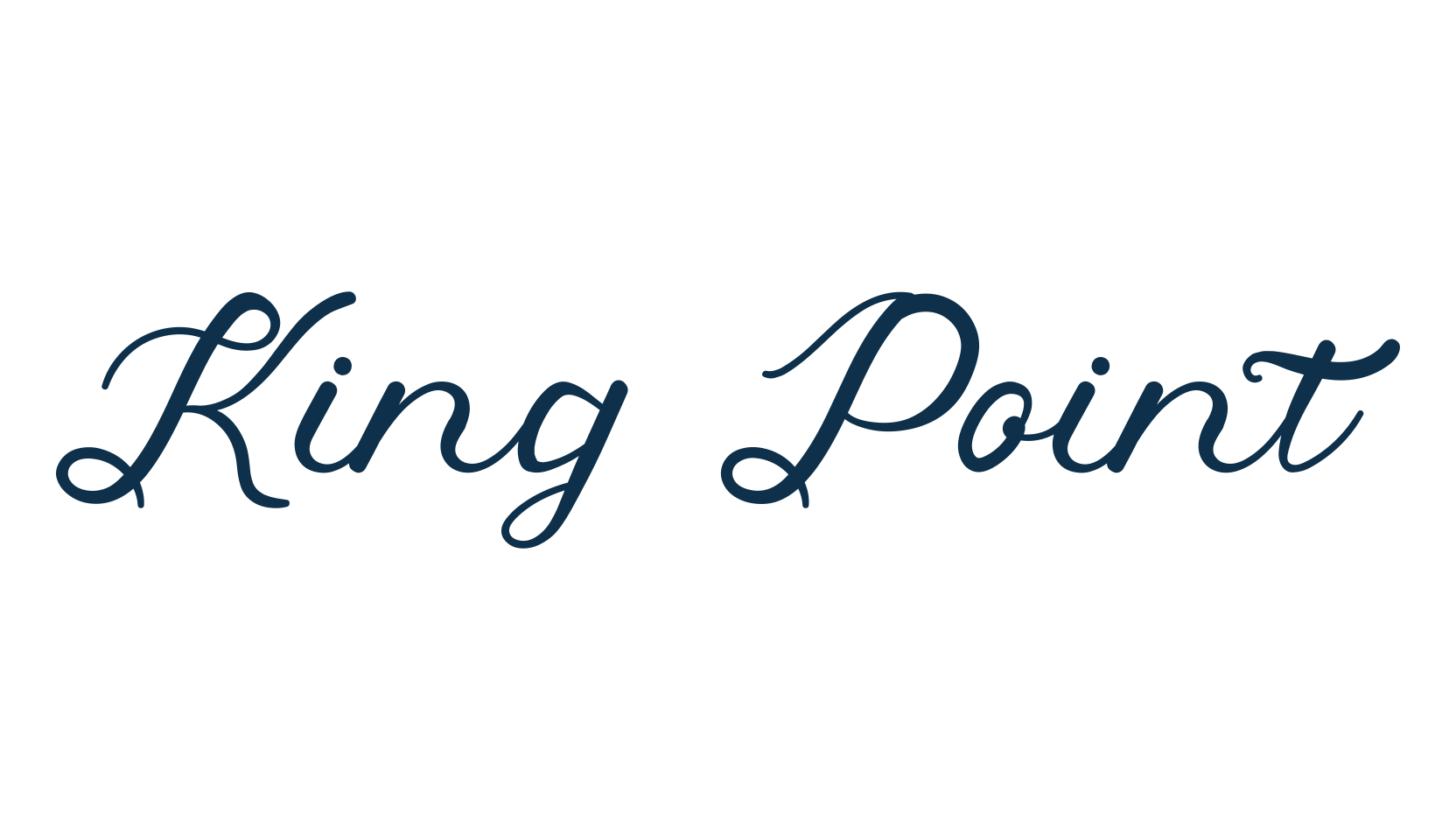 King Point, display market font preview