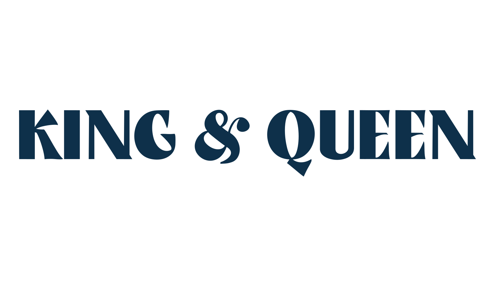 King & Queen, basic serif font preview