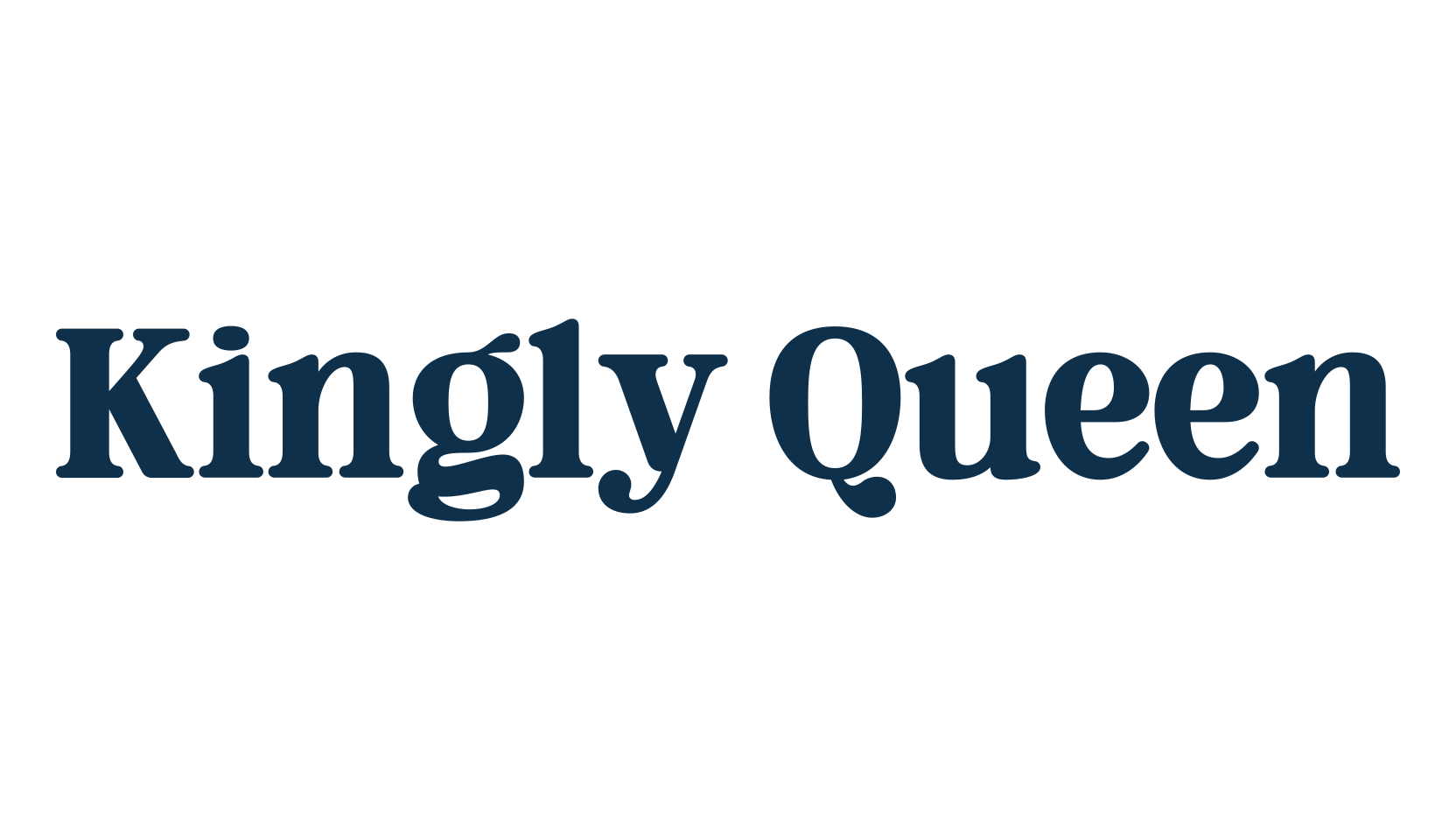 Kingly Queen, serif font preview