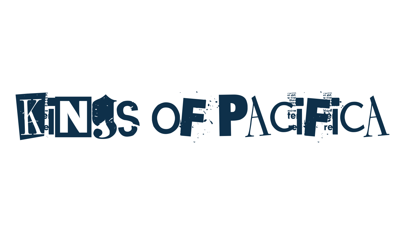 Kings of Pacifica, fancy decorative font preview