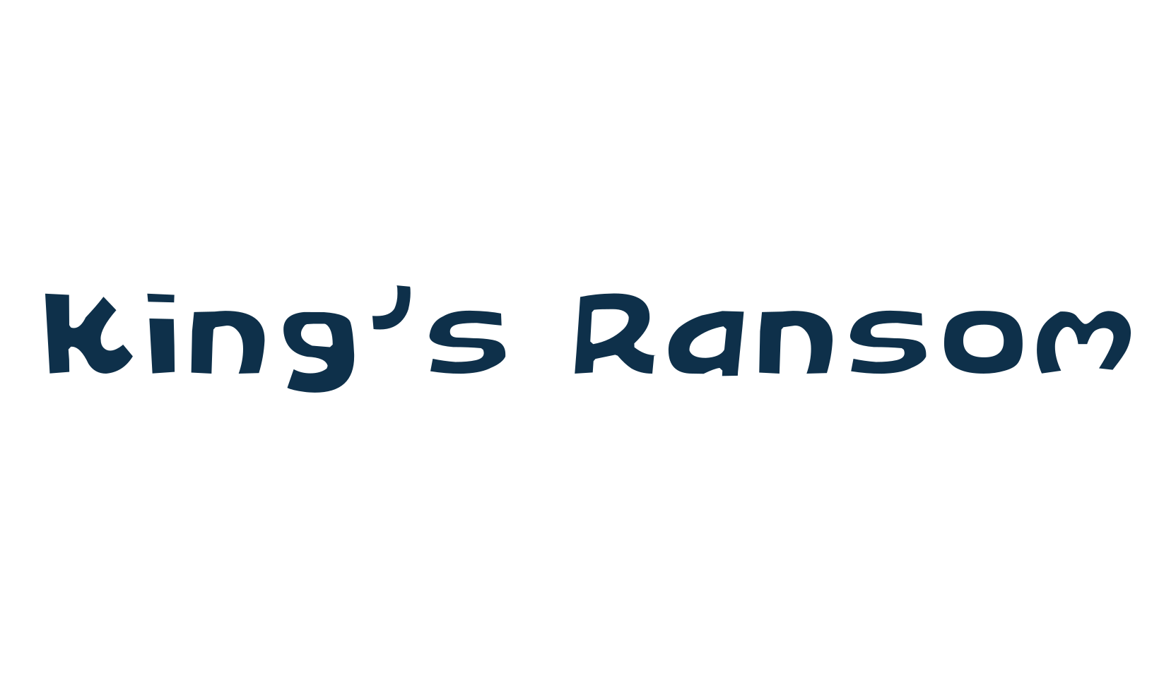 King's Ransom, fancy various decorative font preview