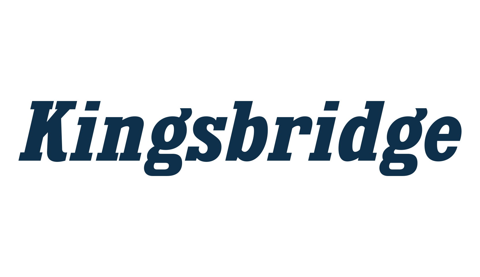 Kingsbridge, basic serif font preview