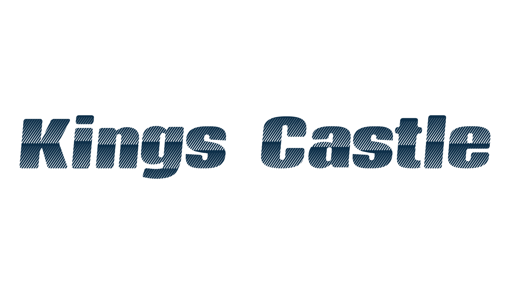 Kings Castle, fancy various decorative font preview