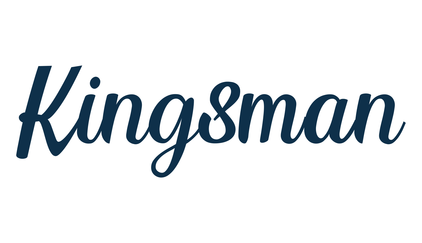 Kingsman, fancy various decorative script calligraphy font preview