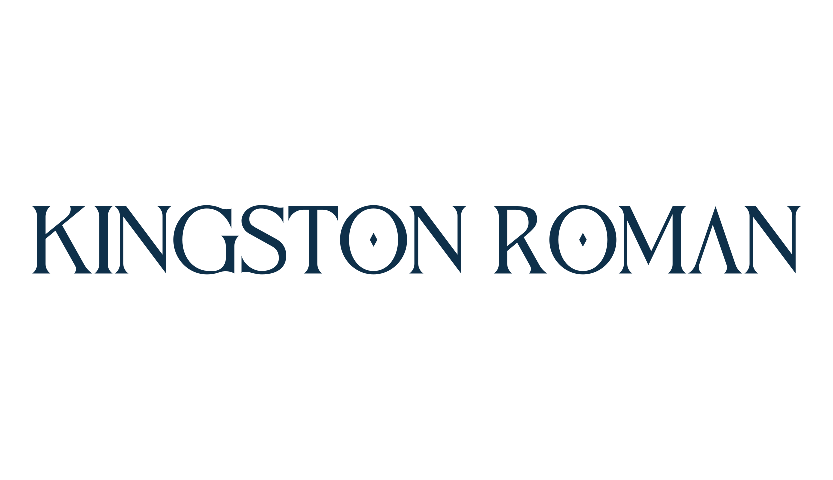 Kingston Roman, retro font preview