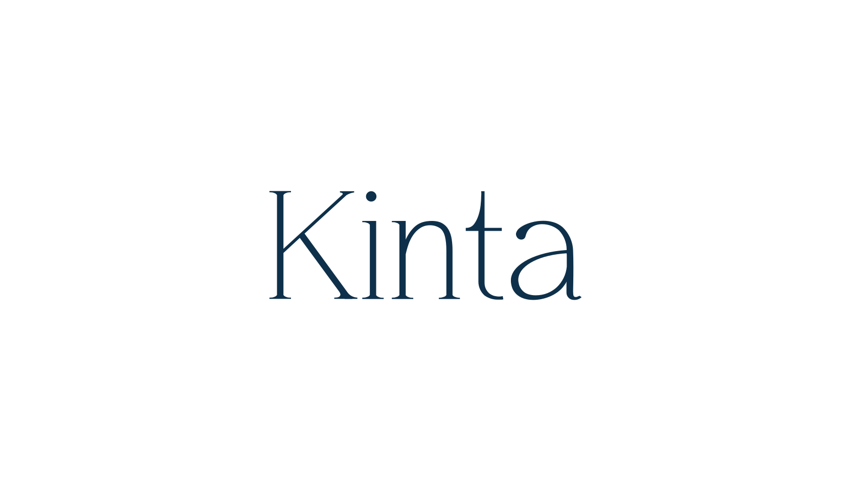 Kinta, basic serif font preview