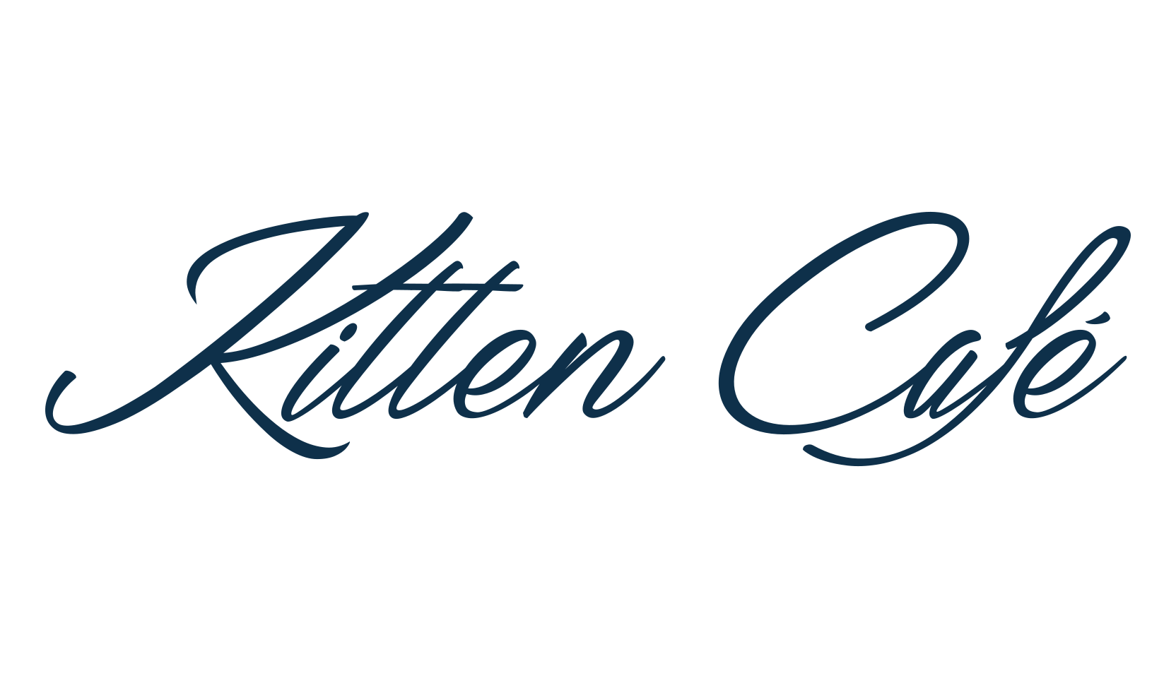 Kitten Café, script handwritten fancy decorative calligraphy font preview