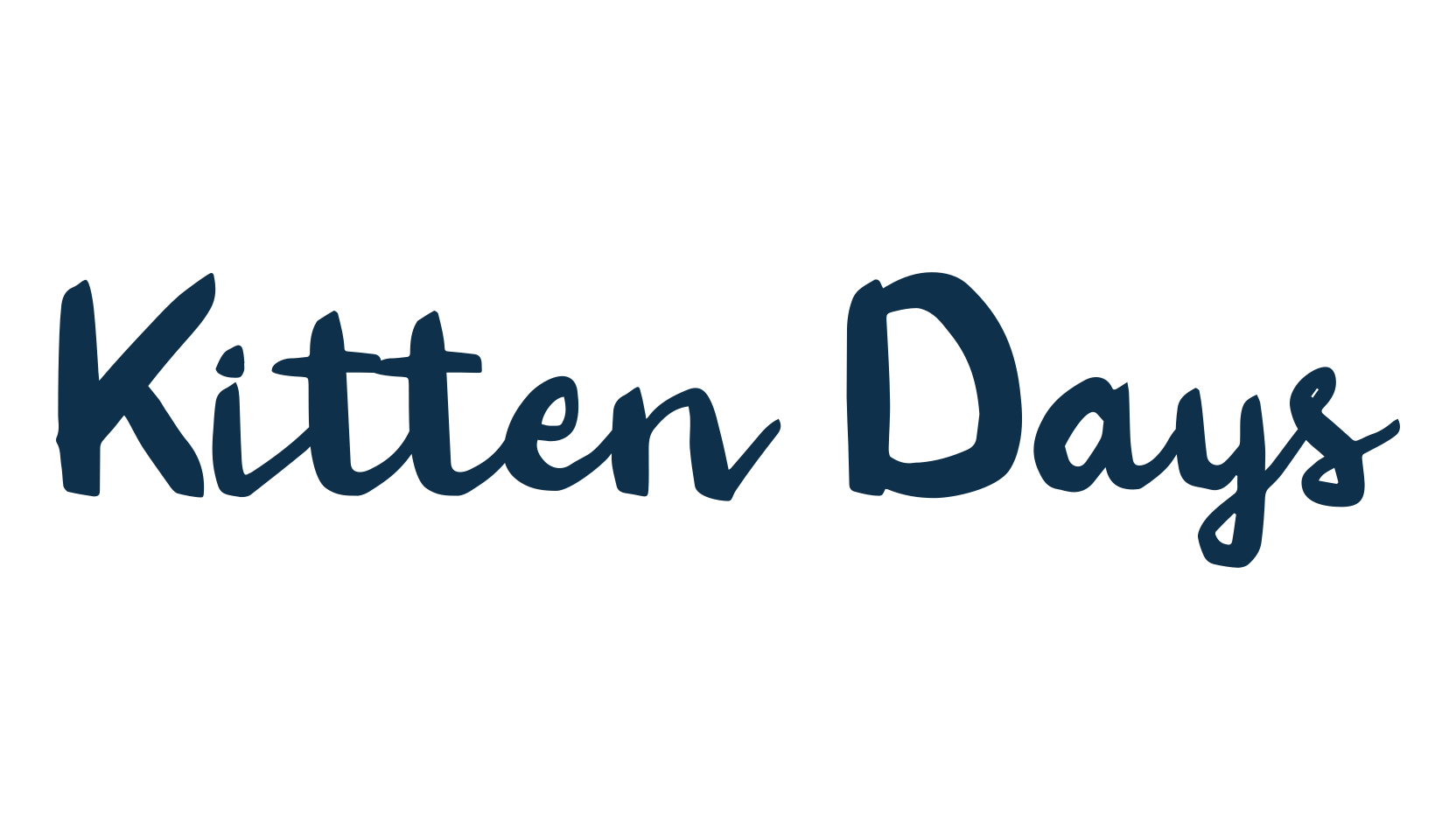Kitten Days, script handwritten fancy decorative calligraphy font preview