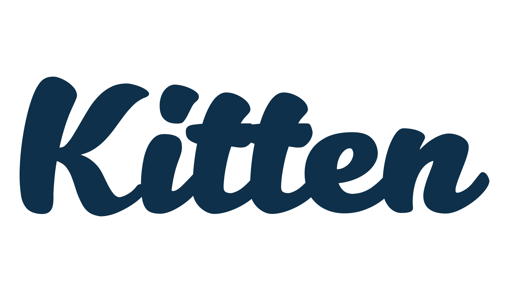 Kitten, old school font preview