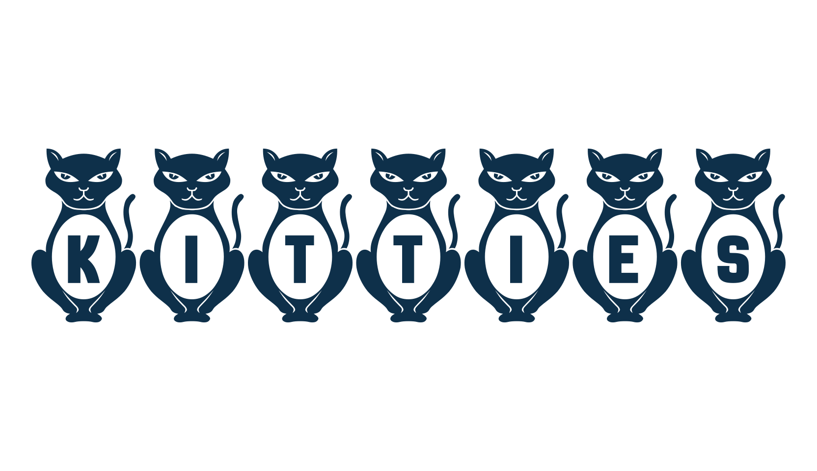 Kitties, fancy decorative font preview