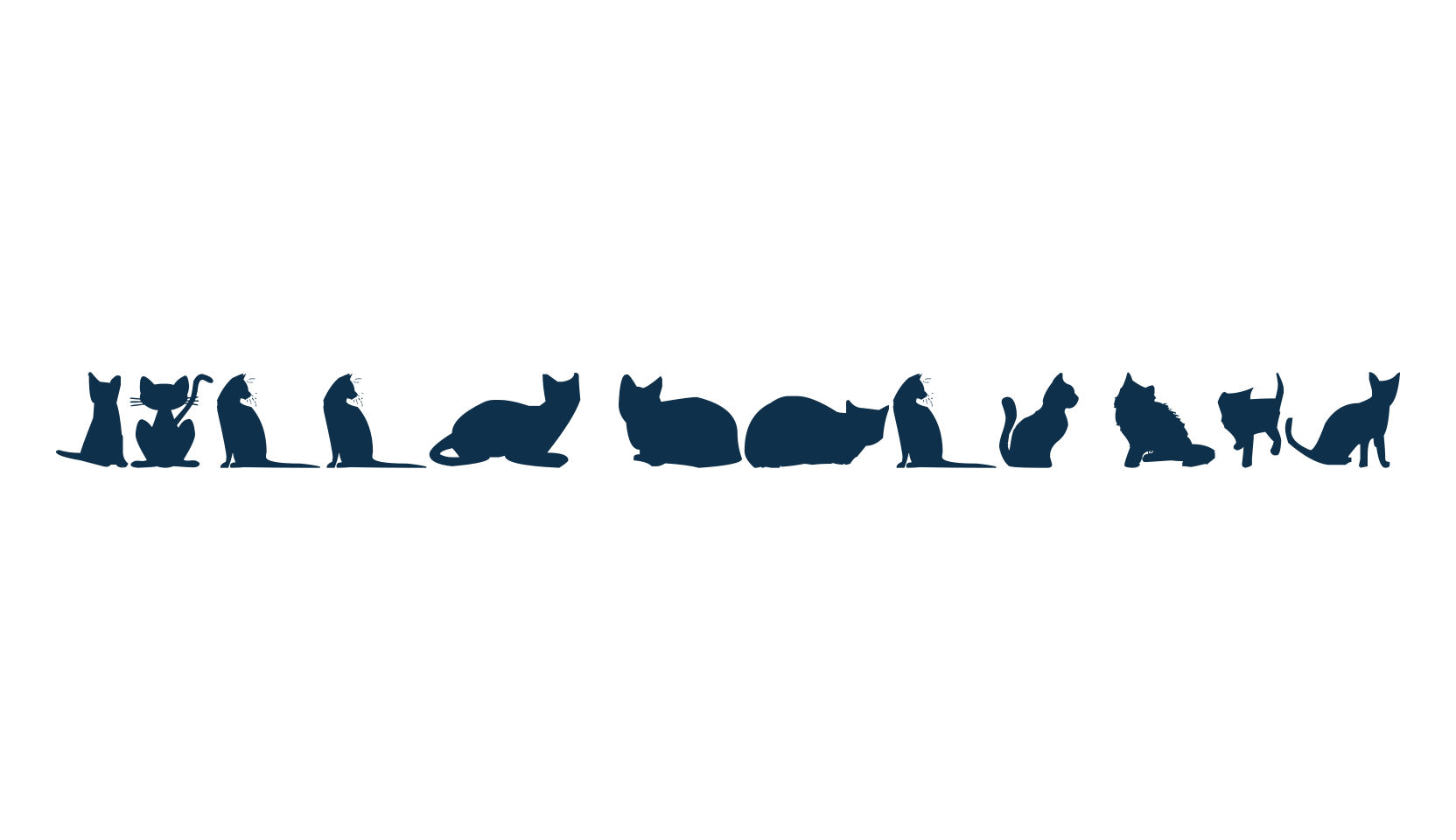 Kitty Cats TFB, fancy decorative font preview