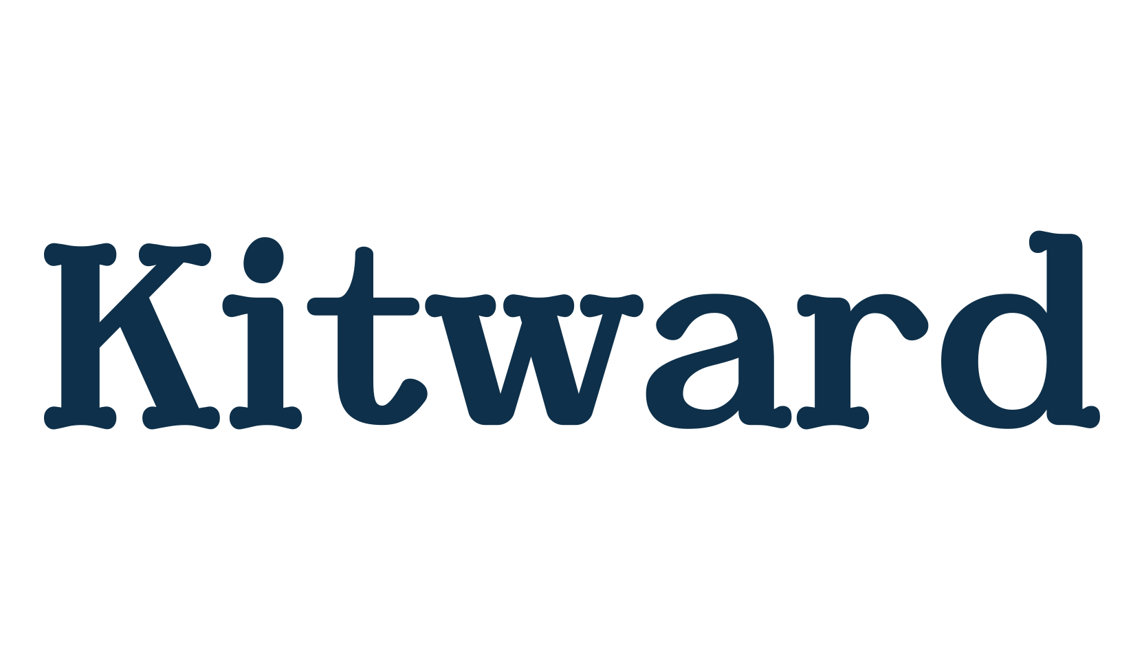Kitward, serif font preview