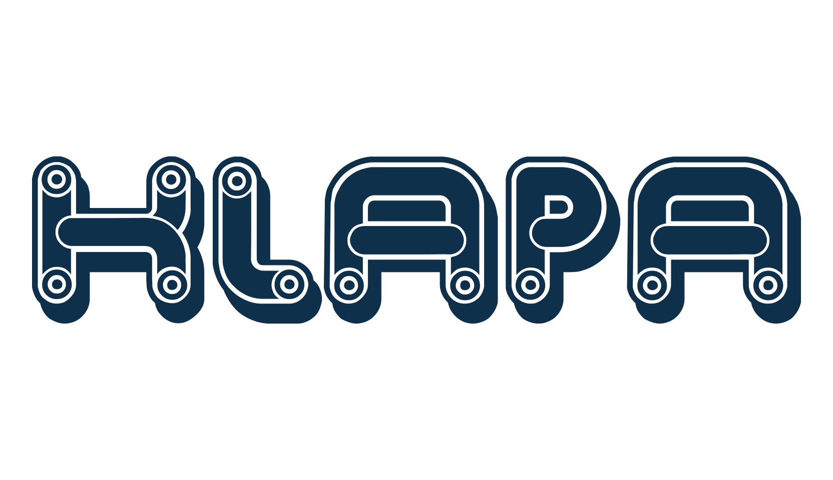 Klapa, fancy various decorative font preview