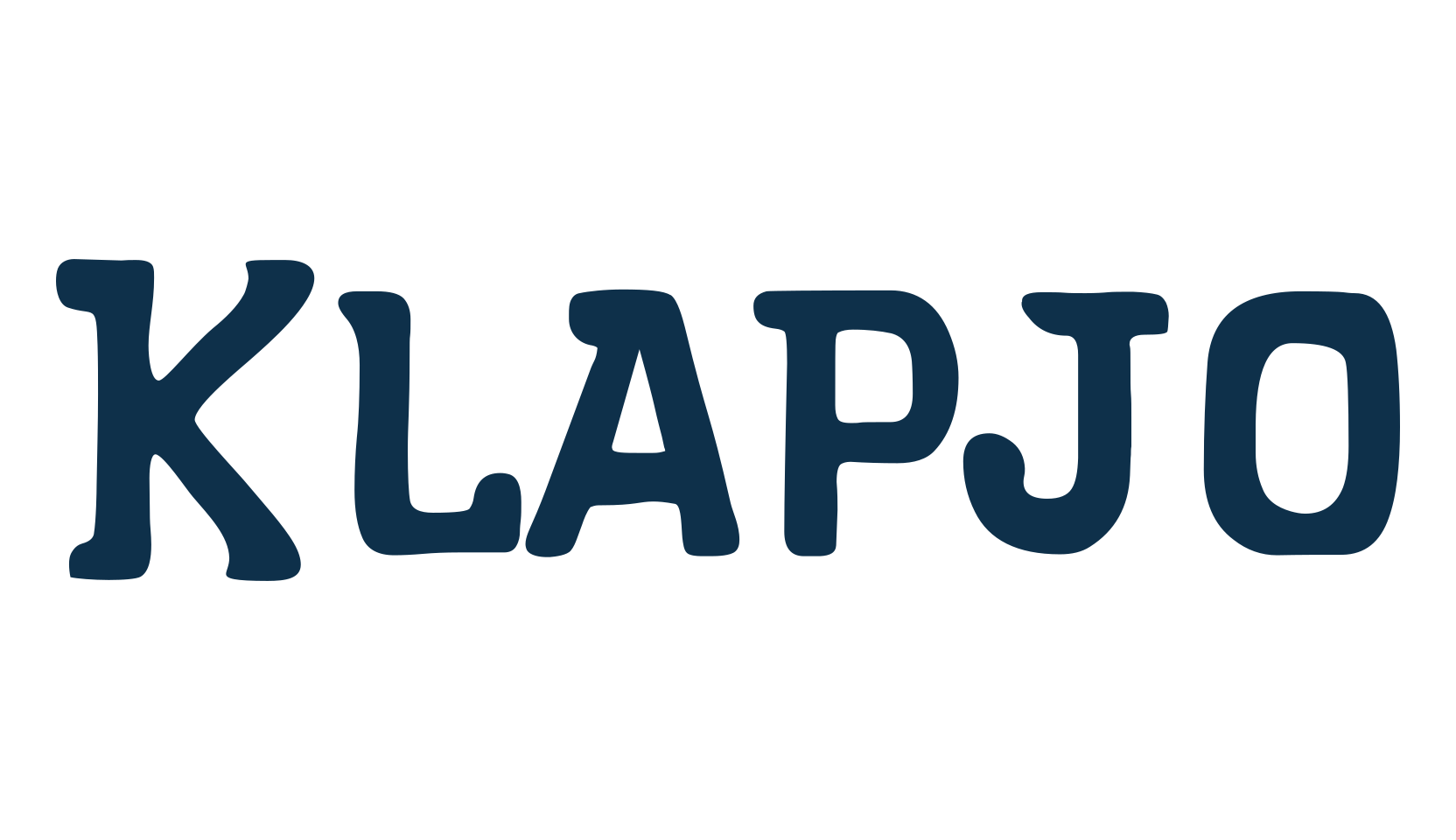 Klapjo, various font preview