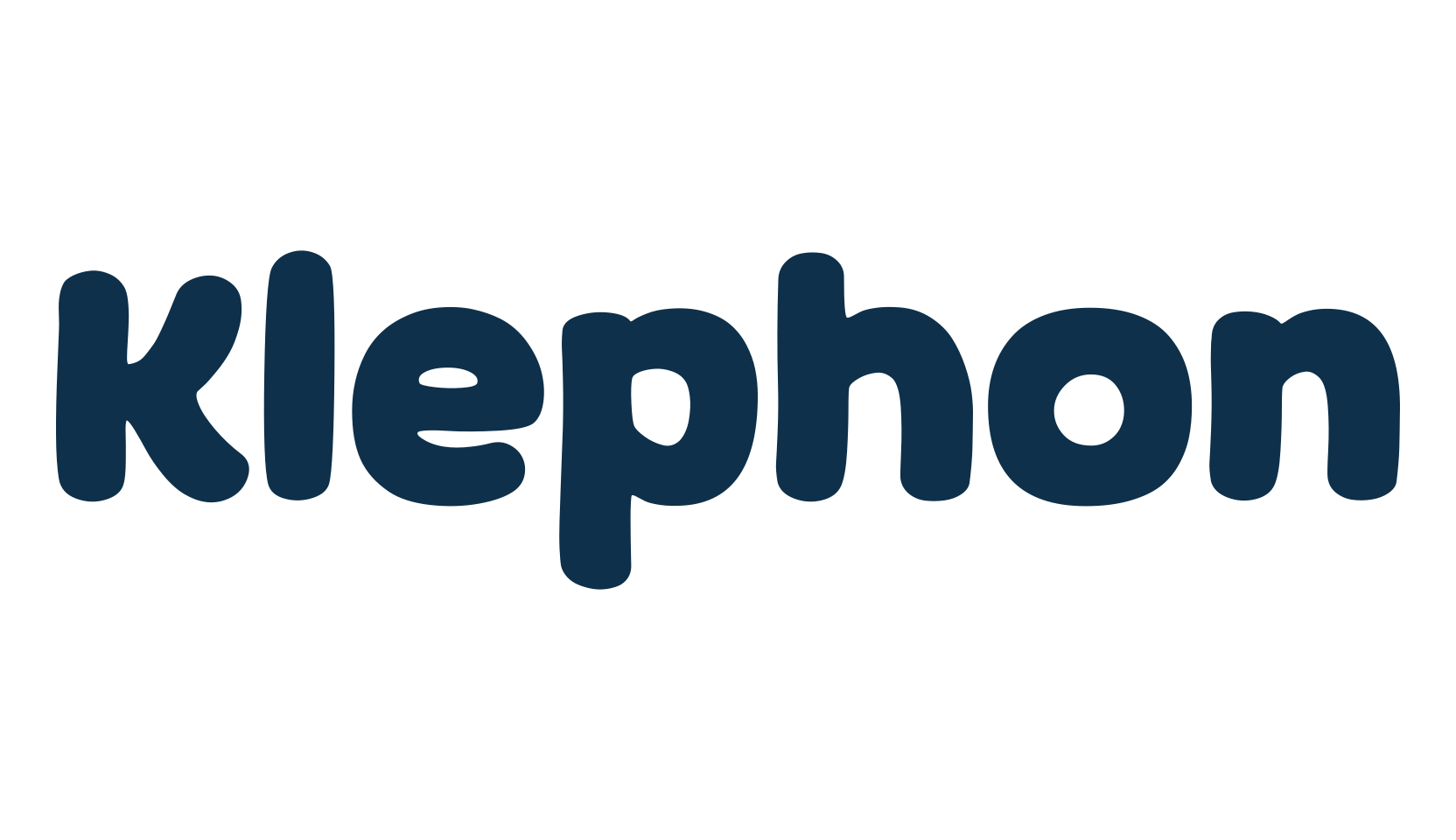 Klephon, cartoon font preview