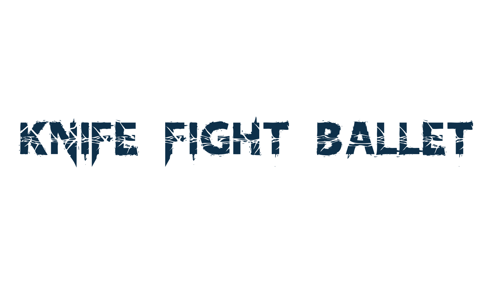 Knife Fight Ballet, halloween font preview