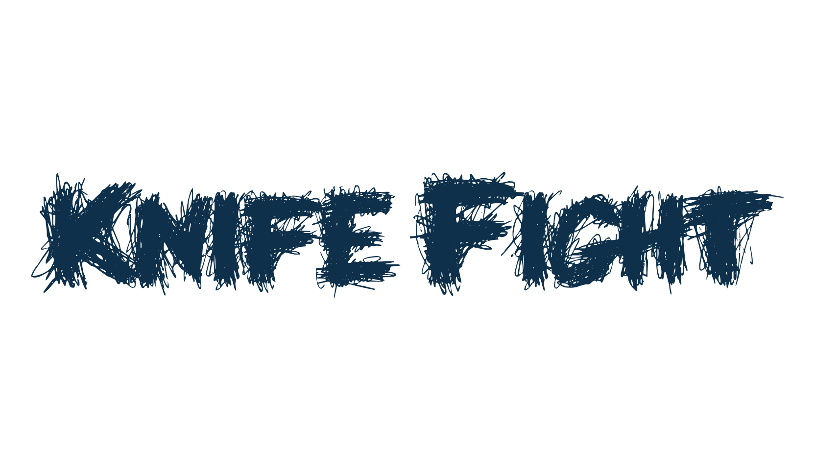 Knife Fight, script trash fancy decorative calligraphy font preview