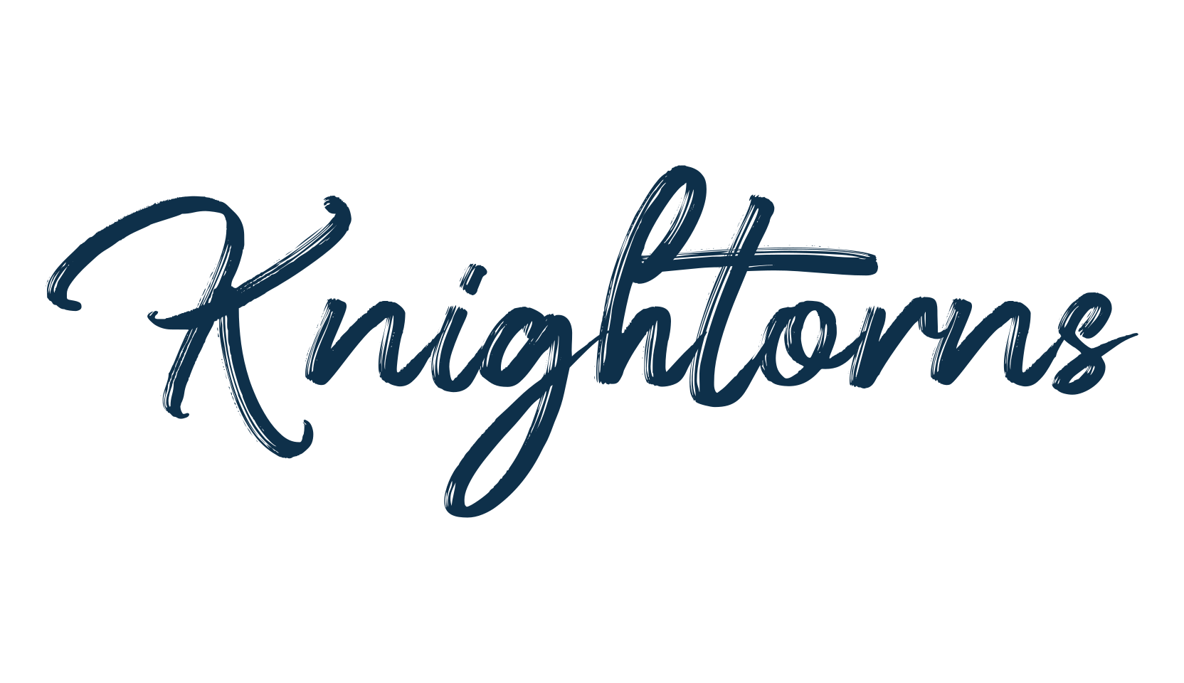 Knightorns, script brush fancy decorative calligraphy font preview