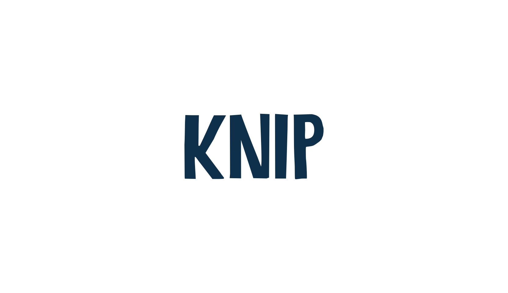 Knip, cartoon font preview