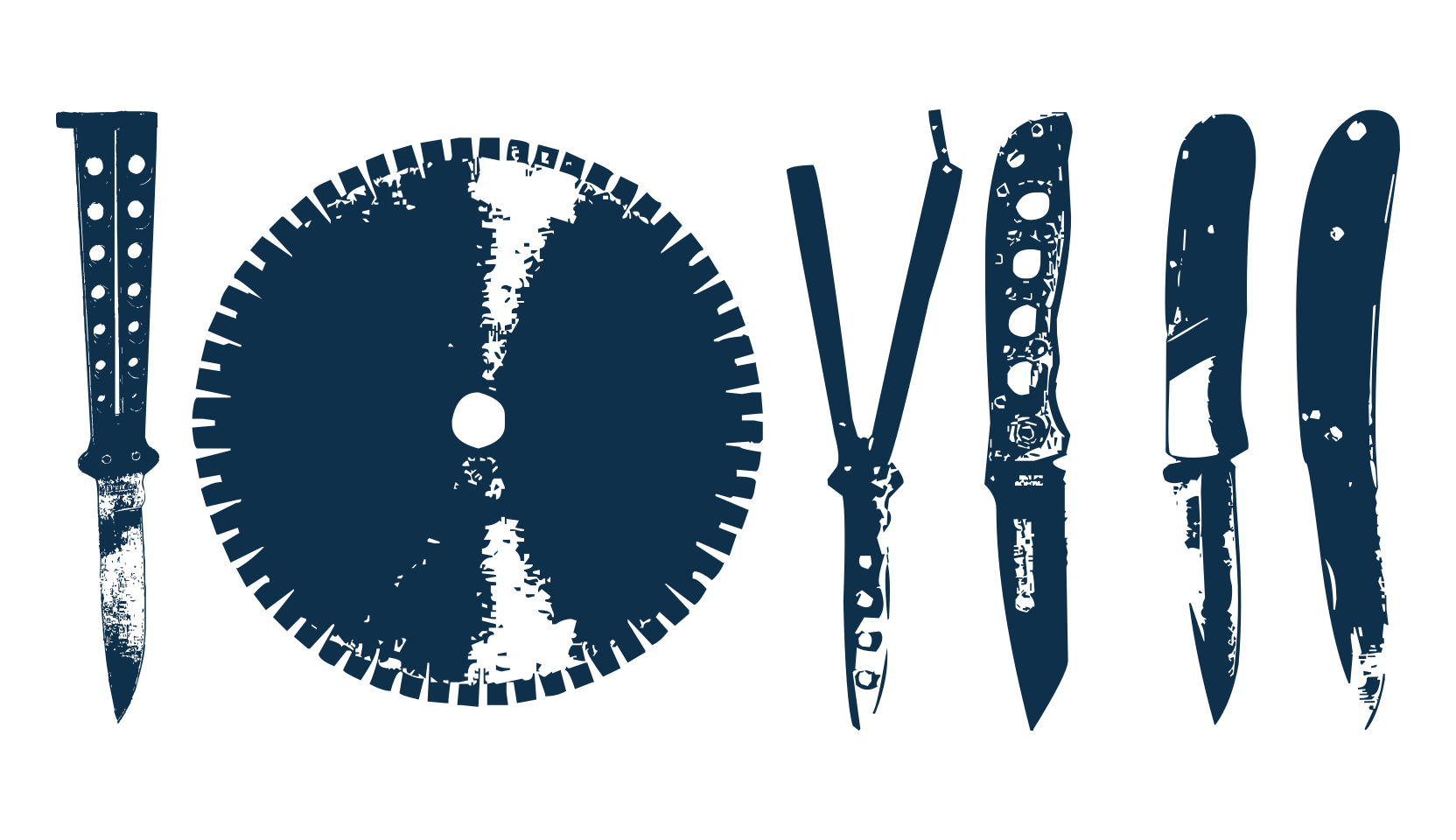 Knives, display market font preview