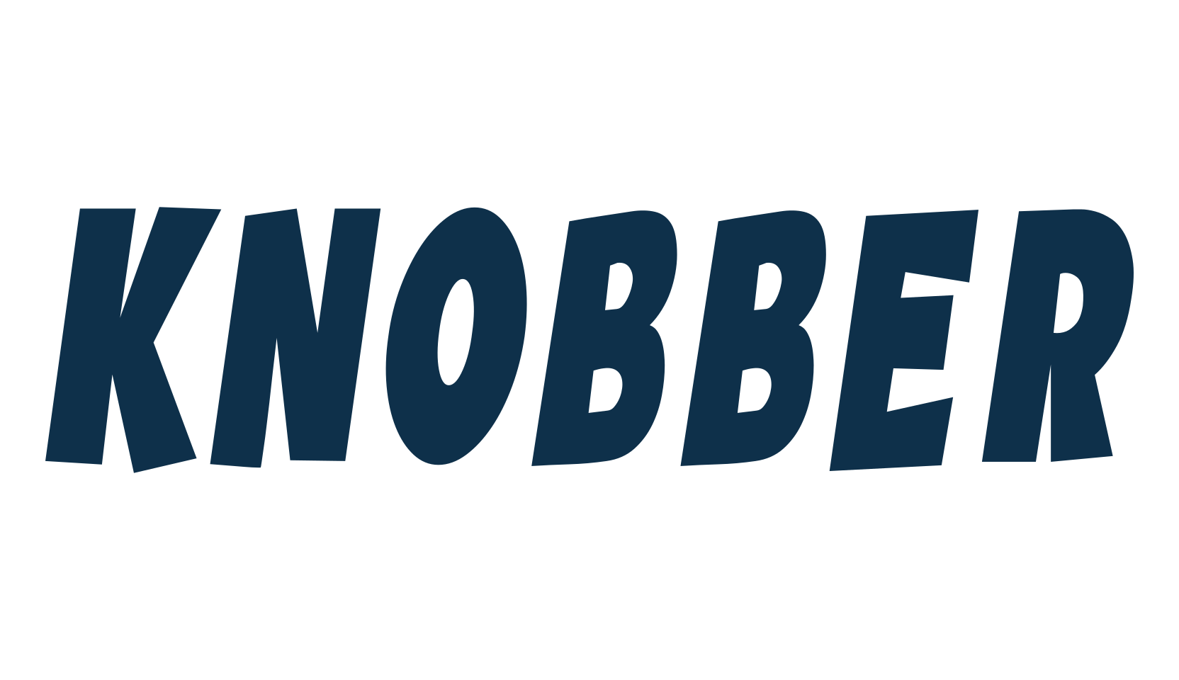 Knobber, fancy cartoon decorative comic font preview