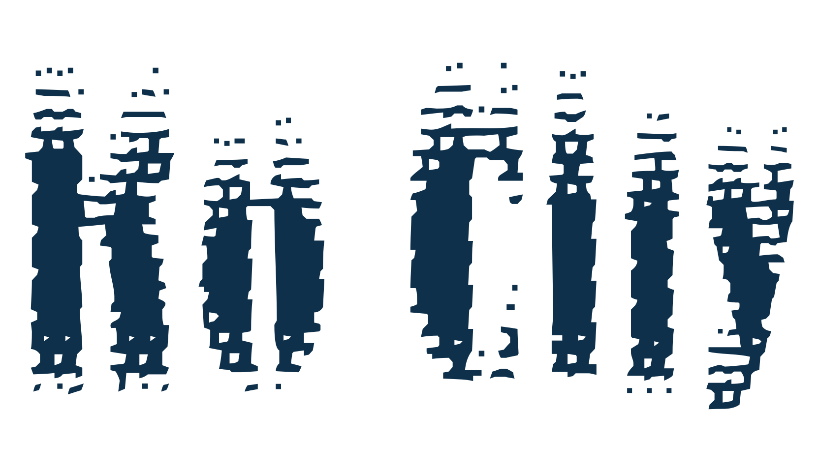 Ko City, fancy distorted decorative font preview