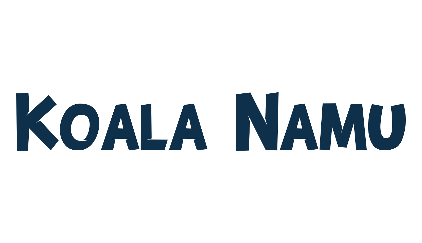 Koala Namu, cartoon font preview
