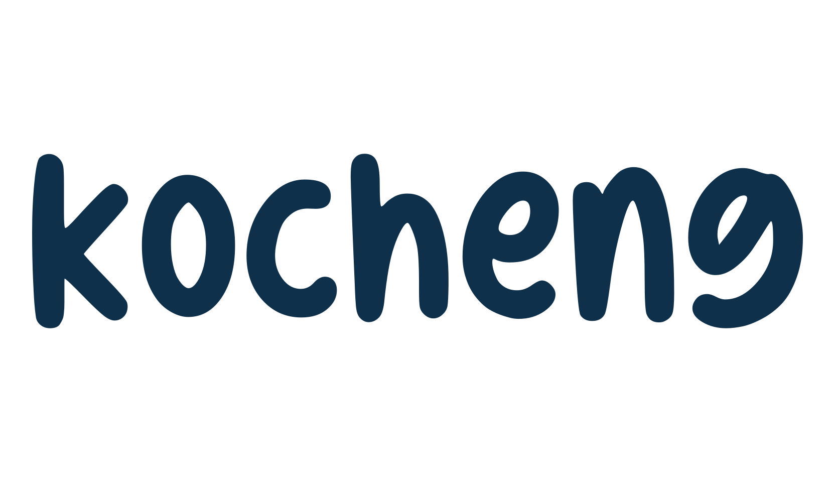 Kocheng, cartoon font preview