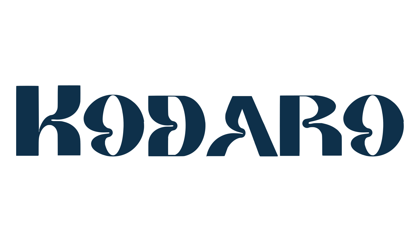 Kodaro, groovy font preview