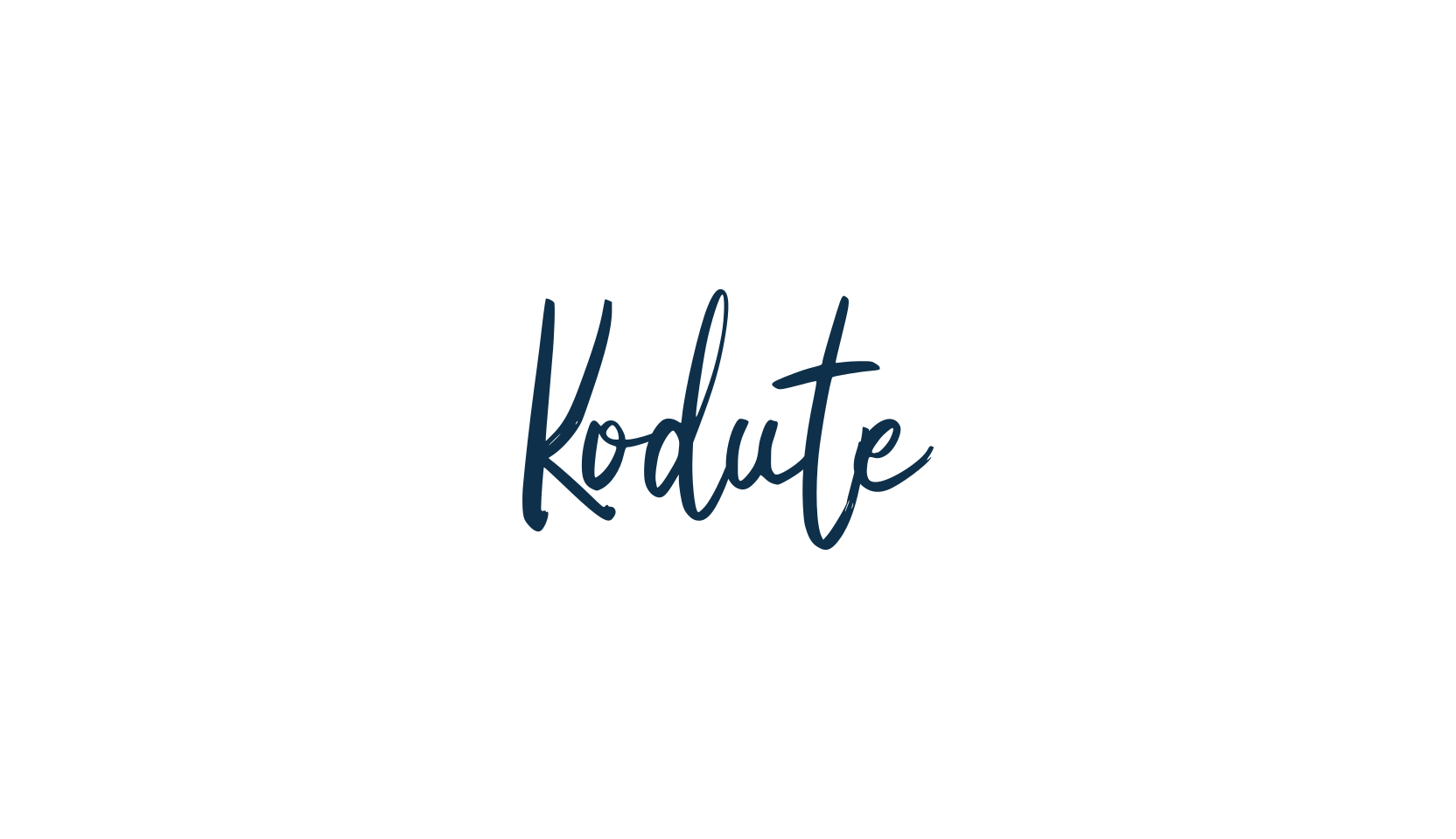 Kodute, handwriting font preview