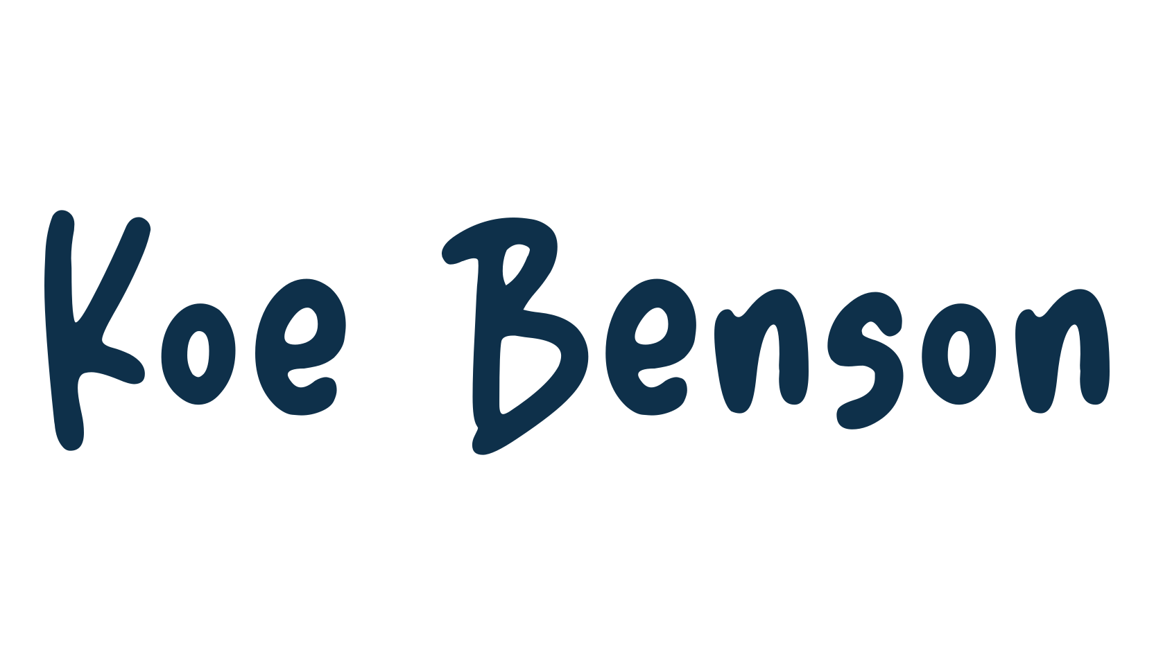 Koe Benson, script handwritten fancy decorative calligraphy font preview