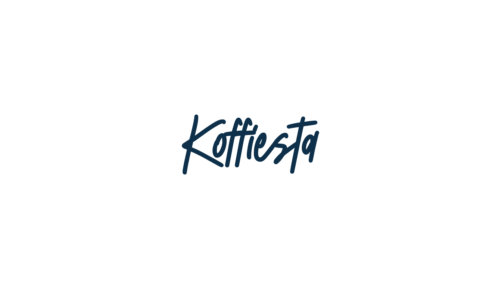 Koffiesta, handwriting font preview
