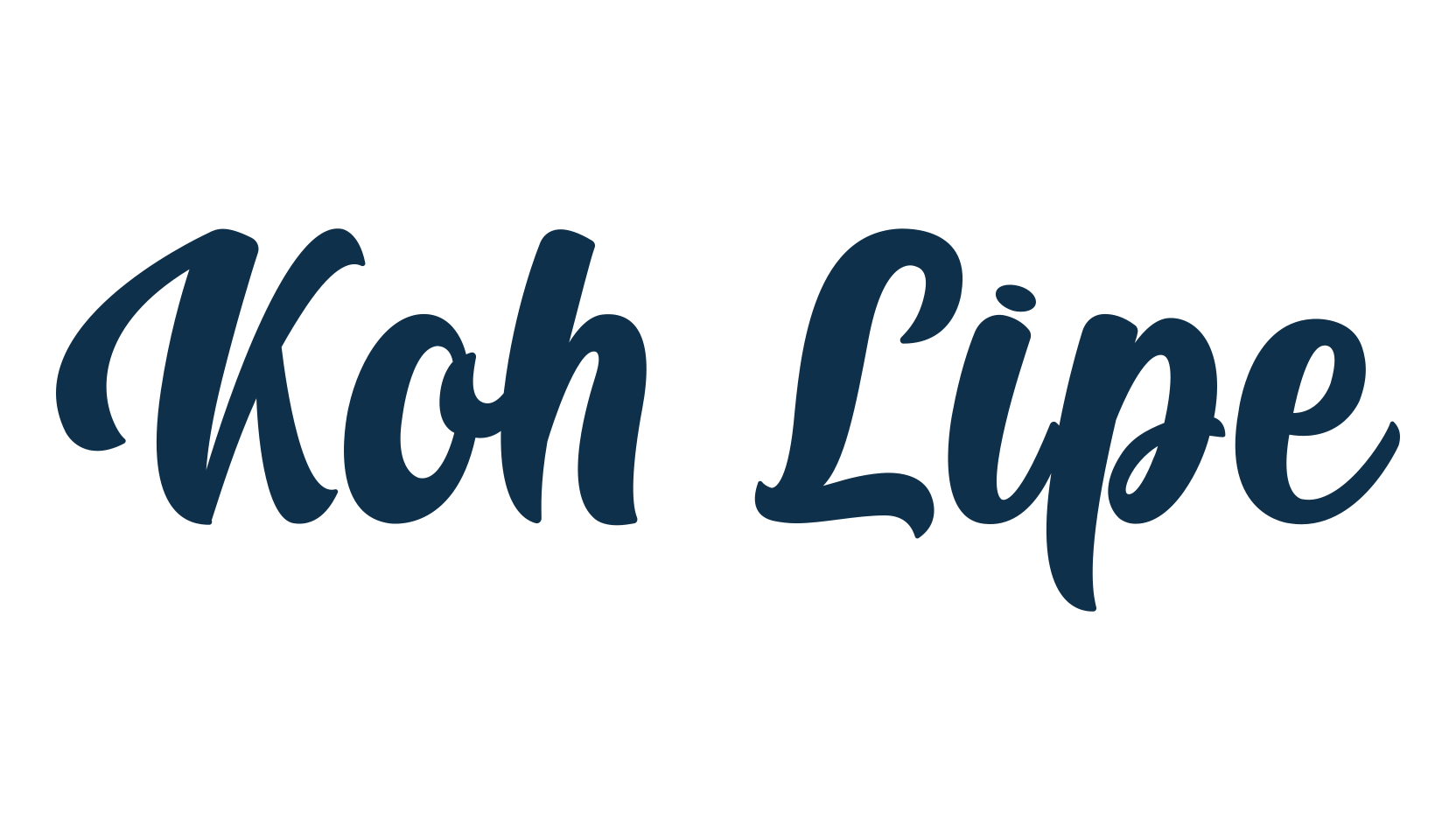Koh Lipe, fancy decorative font preview
