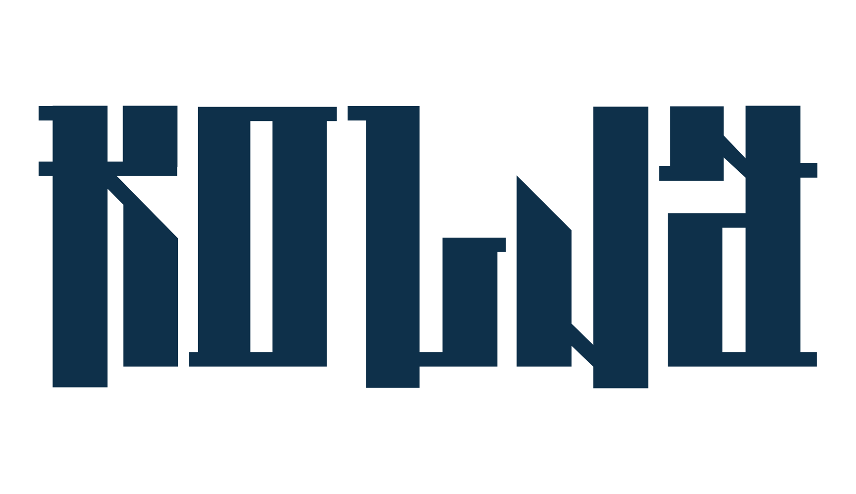Kolja, foreign look russian font preview