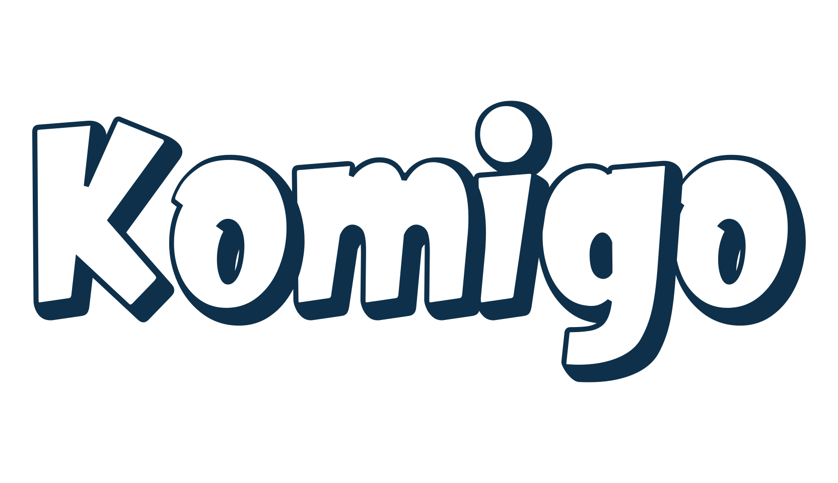 Komigo, cartoon font preview