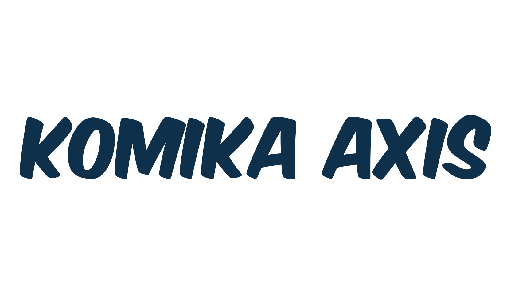Komika Axis, cartoon font preview