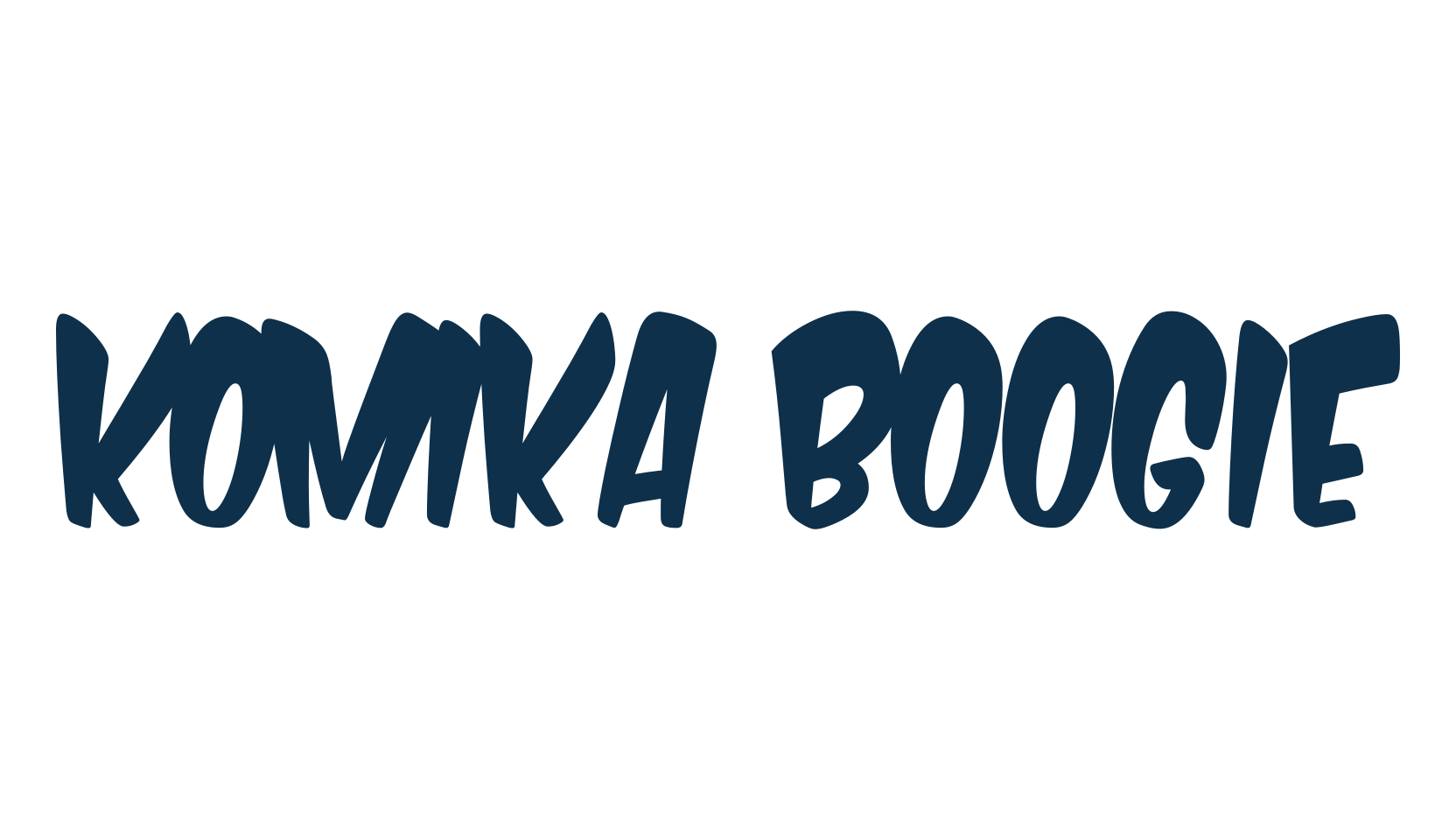 Komika Boogie, cartoon font preview