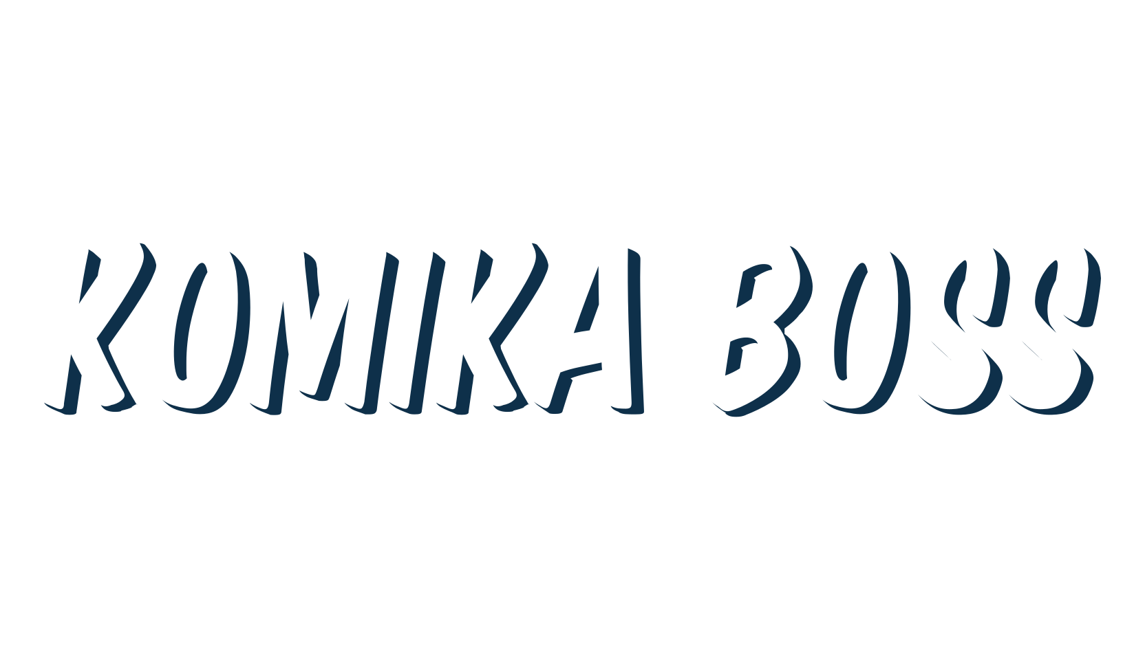 Komika Boss, cartoon font preview