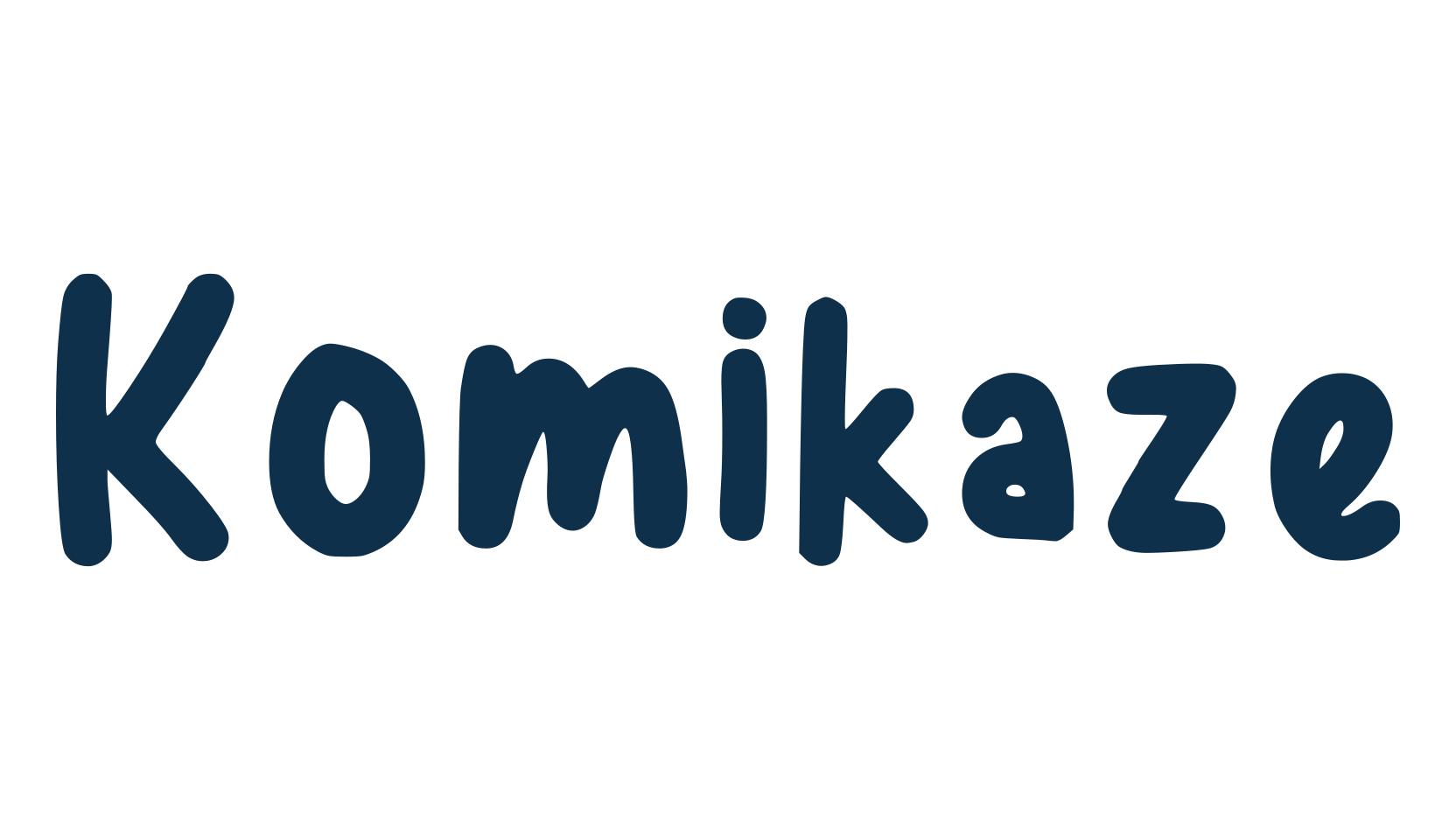 Komikaze, cartoon font preview