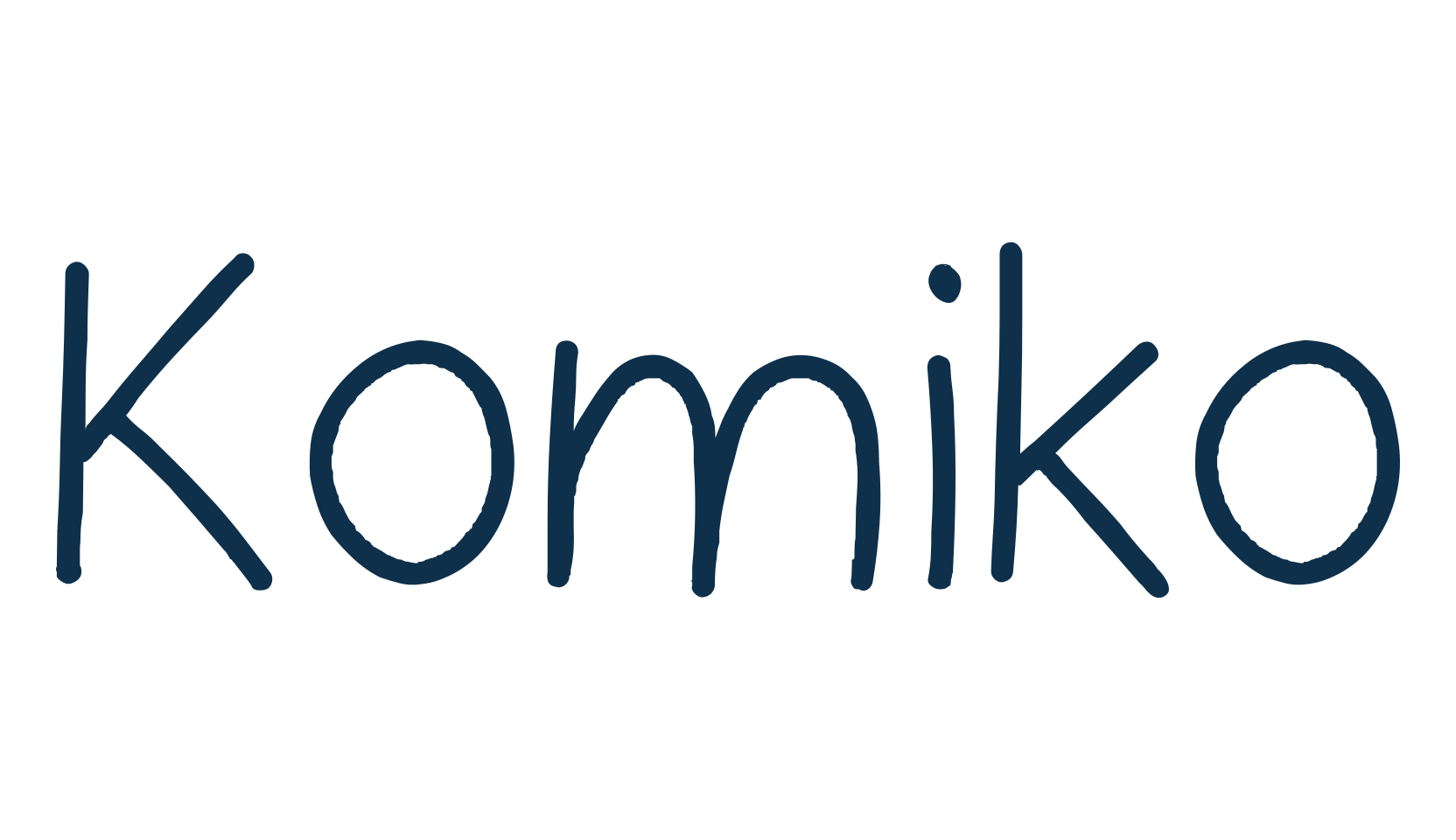 Komiko, handwriting font preview
