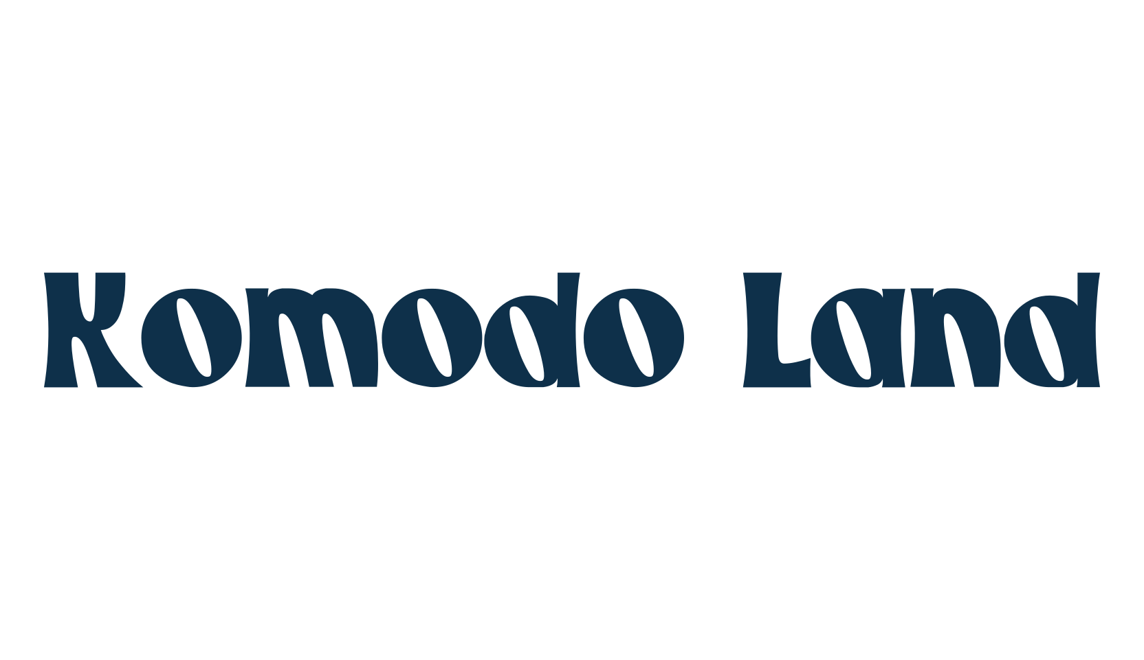 Komodo Land, fancy retro decorative font preview
